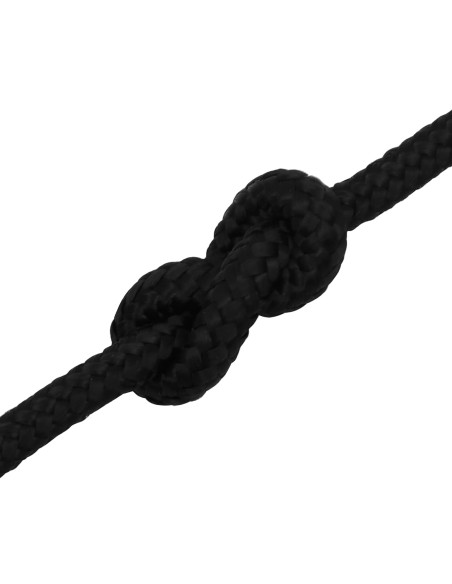 Corda multiuso 10 mm 250 m Nero Poliestere
