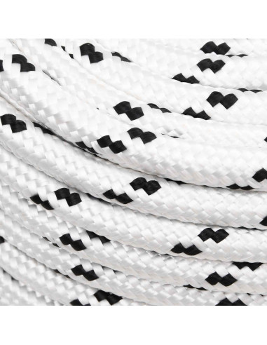 Corda multiuso 14 mm 100 m Bianco Poliestere
