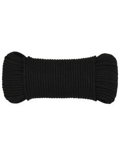 Corda multiuso 5 mm 100 m Nero Poliestere 300 kg Carico massimo 2