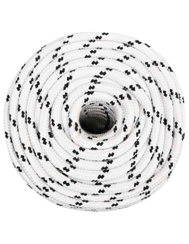 Corda multiuso 12 mm 100 m Bianco Poliestere