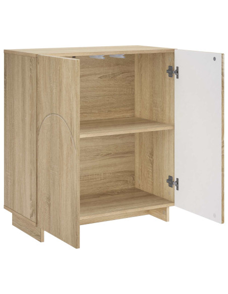 Credenza Rovere Sonoma 67 x 34,5 x 75 cm Legno ingegnerizzato