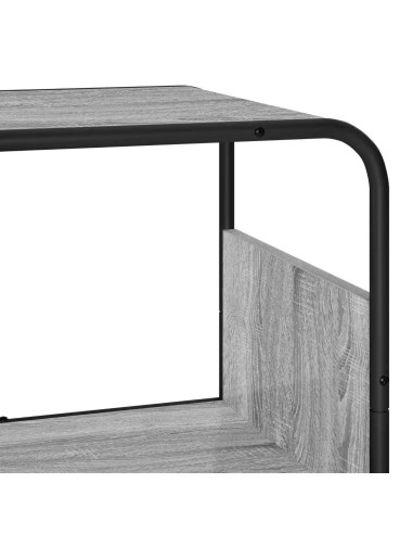 Credenza Sonoma grigio 60 x 37.5 x 144 cm Legno ingegnerizzato