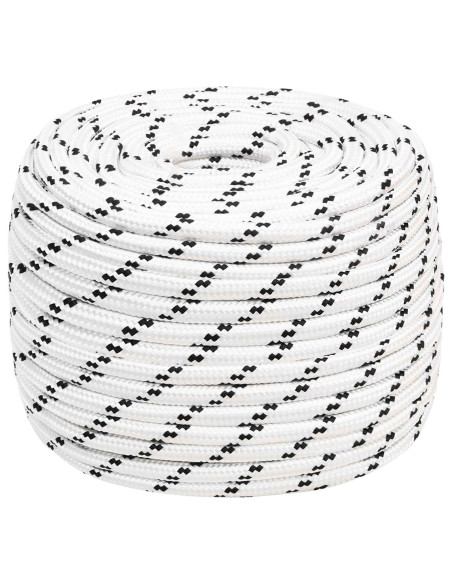 Corda multiuso 14 mm 250 m Bianco Poliestere