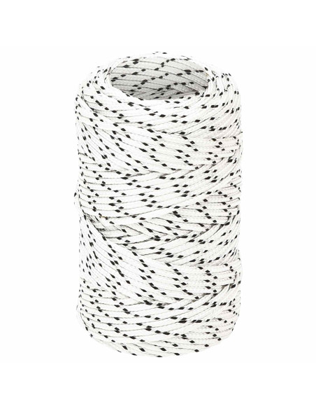 Corda multiuso 2 mm 25 m Bianco Poliestere 50 kg Carico massimo