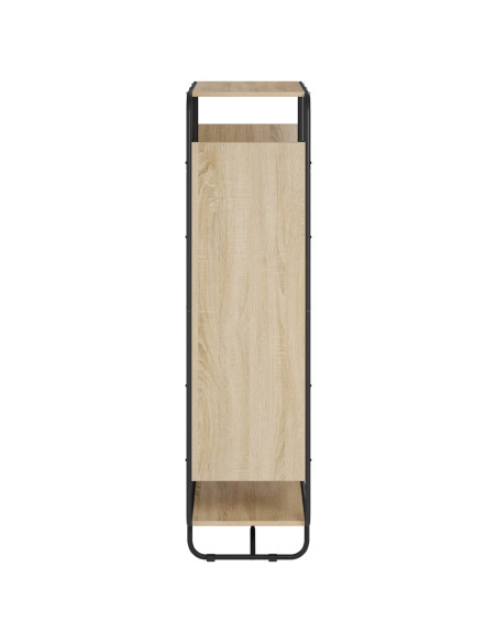 Credenza Rovere Sonoma 80 x 37.5 x 144 cm Legno ingegnerizzato