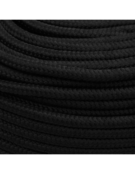 Corda multiuso 10 mm 100 m Nero Poliestere