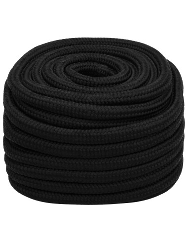 Corda multiuso 20 mm 50 m Nero Poliestere