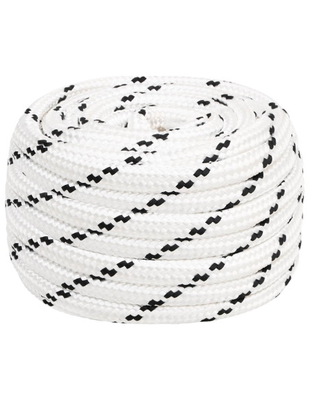 Corda multiuso 16 mm 25 m Bianco Poliestere