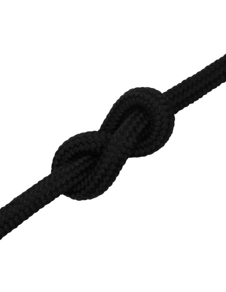 Corda multiuso 20 mm 50 m Nero Poliestere