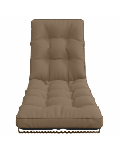 Cuscino per Lettino VIANEN 100% Poliestere Tortora