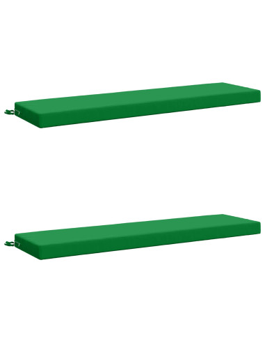 Cuscini per Panchina a 2 Pezzi SOEST 2 pz 100% Poliestere Verde