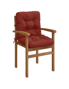 Cuscini per Sedia Alta in 2 Pezzi VIANEN 2 pcs 100% Poliestere 2
