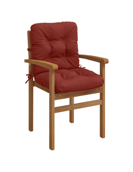 Cuscini per Sedia Alta in 2 Pezzi VIANEN 2 pcs 100% Poliestere