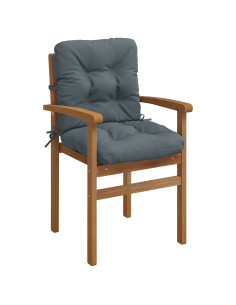 Cuscini per Sedia Alta in 2 Pezzi VIANEN 2 pcs 100% Poliestere 2