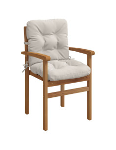 Cuscini per Sedia Alta in 2 Pezzi VIANEN 2 pcs 100% Poliestere 2