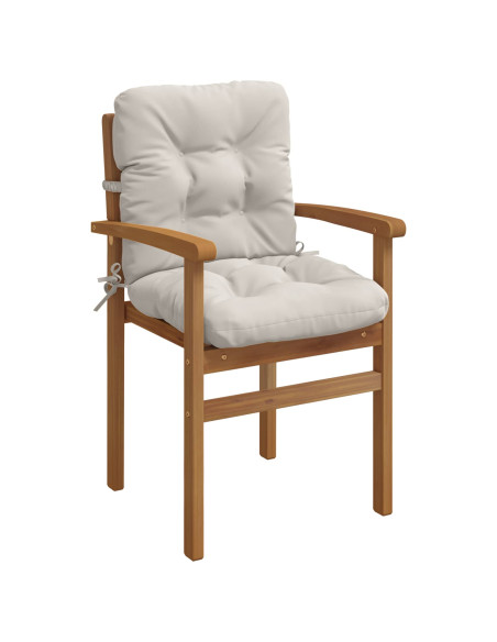 Cuscini per Sedia Alta in 2 Pezzi VIANEN 2 pcs 100% Poliestere