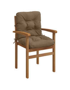 Cuscini per Sedia Alta in 4 Pezzi VIANEN 4 pcs 100% Poliestere 2