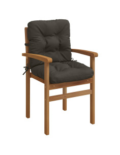 Cuscini per Sedia Alta in 4 Pezzi VIANEN 4 pcs 100% Poliestere 2