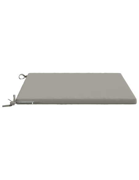 Cuscini per Sedia in 4 Pezzi SOEST 4 pz 100% Poliestere Grigio