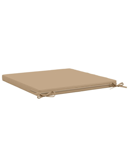 Cuscini per Sedia in 4 Pezzi SOEST 4 pz 100% Poliestere Sabbia