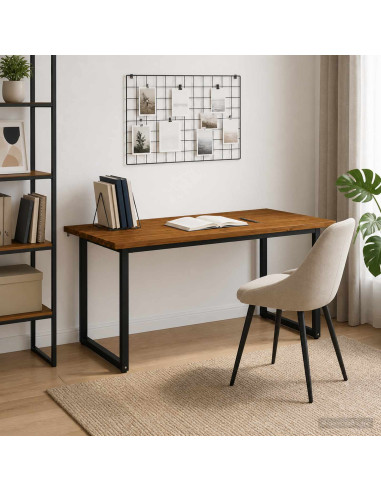 Tavolo da pranzo quadrato 160 x 70 x 75 cm Naturale