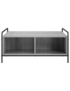 Tavolino da salotto Sonoma grigio 90 x 90 x 41 cm 2