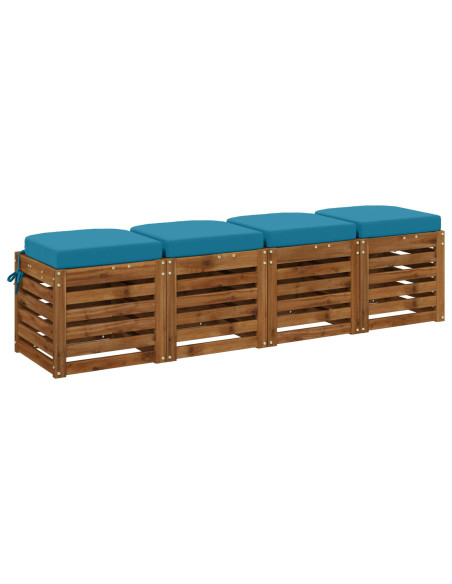 Cuscini per sedile a 4 pezzi SOEST 4 pcs 100% Poliestere