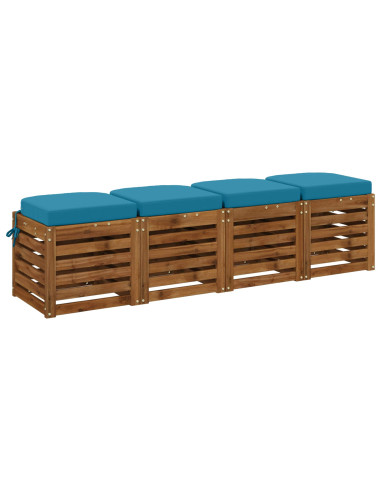 Cuscini per sedile a 4 pezzi SOEST 4 pcs 100% Poliestere