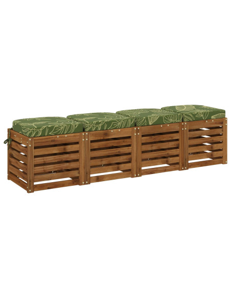 Cuscini per sedile a 4 pezzi SOEST 4 pcs 100% Poliestere
