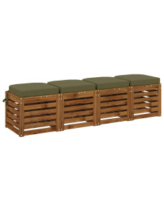 Cuscini per sedile a 4 pezzi SOEST 4 pcs 100% Poliestere 2