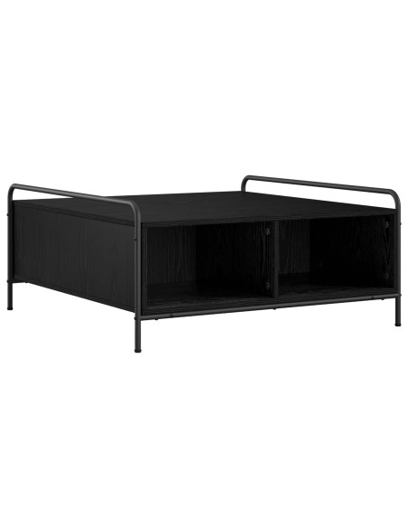 Tavolino da salotto Rovere Nero 90 x 90 x 41 cm