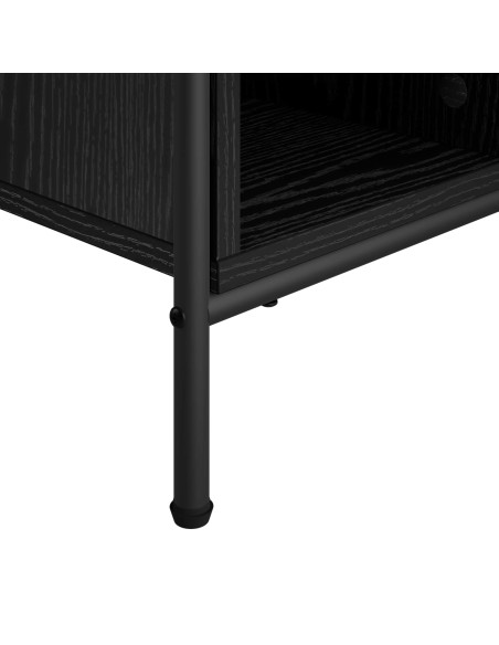 Tavolino da salotto Rovere Nero 90 x 90 x 41 cm