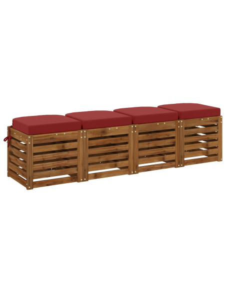 Cuscini per sedile a 4 pezzi SOEST 4 pcs 100% Poliestere