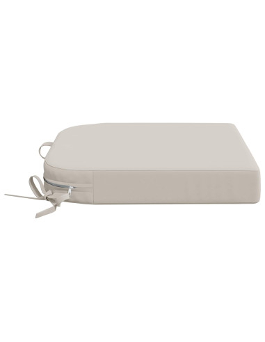 Cuscini per sedile a 4 pezzi SOEST 4 pcs 100% Poliestere Bianco