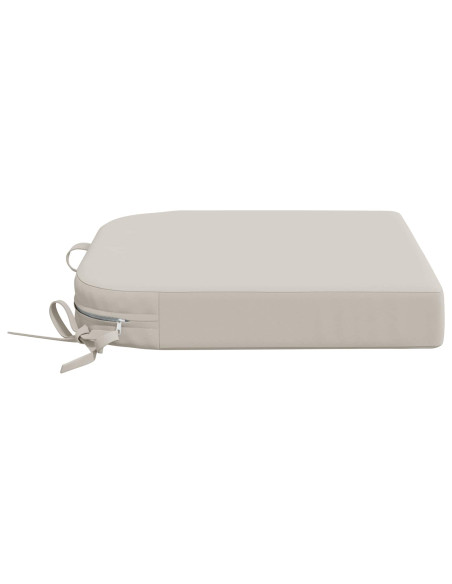 Cuscini per sedile a 4 pezzi SOEST 4 pcs 100% Poliestere Bianco