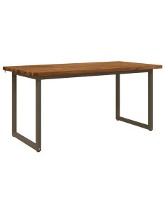 Tavolo da pranzo quadrato 160 x 70 x 75 cm Naturale 2