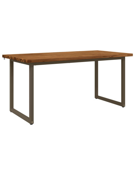 Tavolo da pranzo quadrato 160 x 70 x 75 cm Naturale