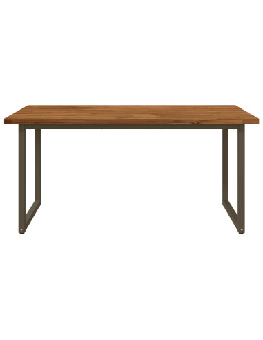 Tavolo da pranzo quadrato 160 x 70 x 75 cm Naturale