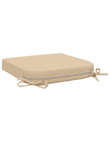 Cuscini per sedile a 4 pezzi SOEST 4 pcs 100% Poliestere Crema
