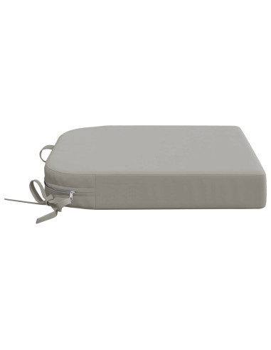 Cuscini per sedile a 4 pezzi SOEST 4 pcs 100% Poliestere Grigio