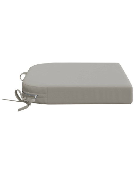 Cuscini per sedile a 4 pezzi SOEST 4 pcs 100% Poliestere Grigio