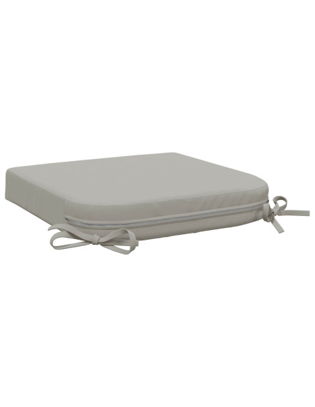 Cuscini per sedile a 4 pezzi SOEST 4 pcs 100% Poliestere Grigio