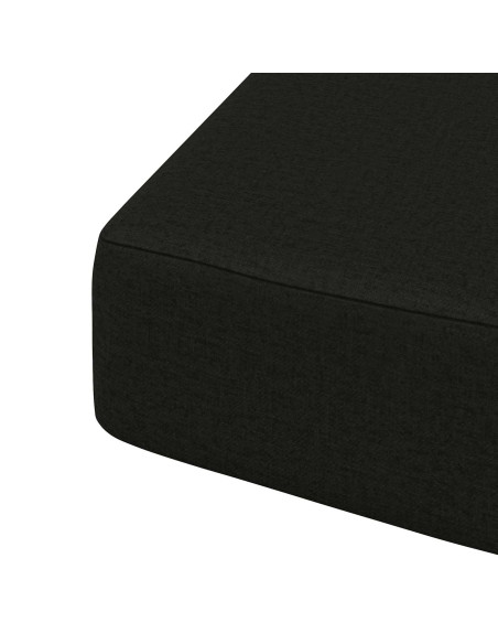 Cuscini per sedile a 4 pezzi SOEST 4 pcs 100% Poliestere Nero