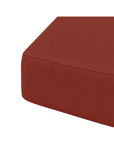 Cuscini per sedile a 4 pezzi SOEST 4 pcs 100% Poliestere Rosso