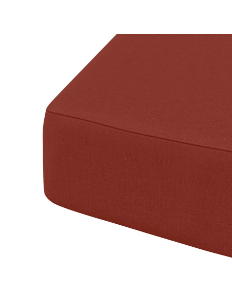 Cuscini per sedile a 4 pezzi SOEST 4 pcs 100% Poliestere Rosso