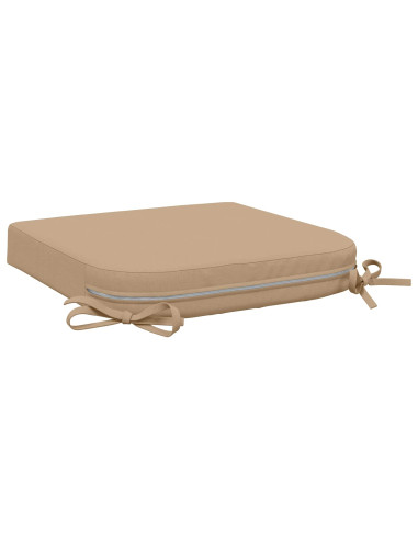 Cuscini per sedile a 4 pezzi SOEST 4 pcs 100% Poliestere Sabbia