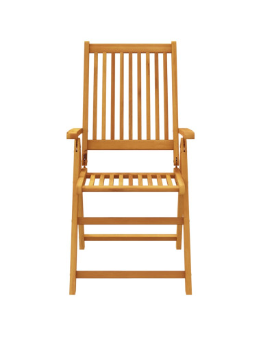 Set da Pranzo per Giardino 5 pz in Legno Massello di Acacia