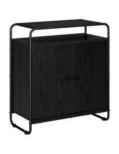 Credenza Rovere Nero 68 x 35 x 75 cm Legno ingegnerizzato