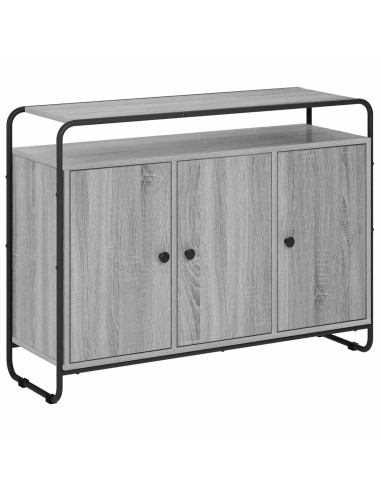 Credenza Sonoma grigio 102 x 35 x 75 cm Legno ingegnerizzato