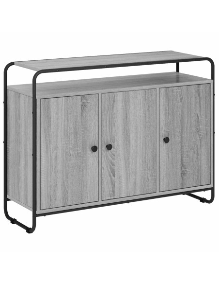 Credenza Sonoma grigio 102 x 35 x 75 cm Legno ingegnerizzato